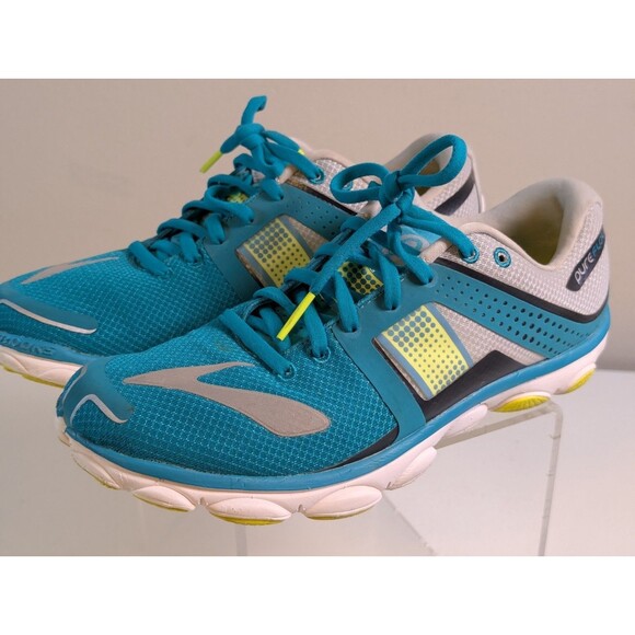Brooks Pureflow 4 Women’s 10 B Turquoise White Running 1201801B358 - Picture 1 of 10